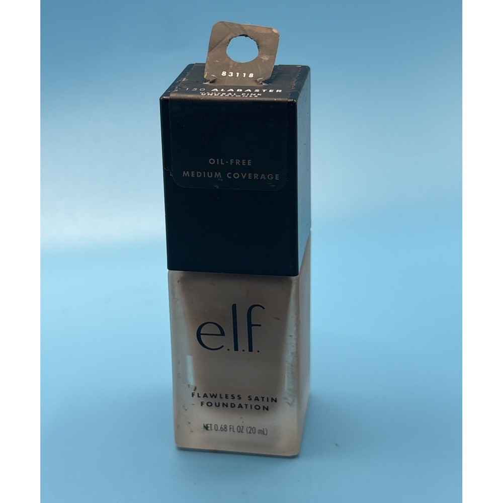 ELF e.l.f. Flawless Satin Foundation - 150 Alabaster 83118 - New Sealed